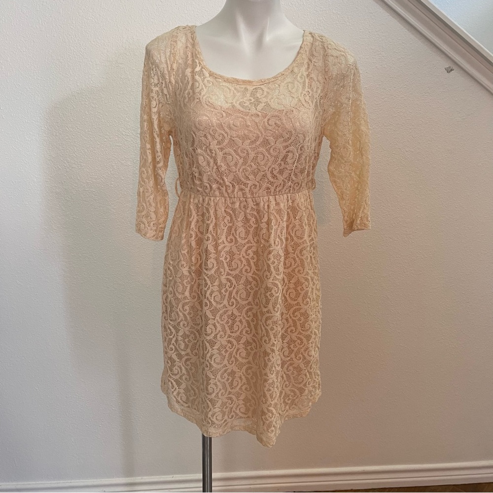 Rhapsody brand  NWT ivory lace dress size XL